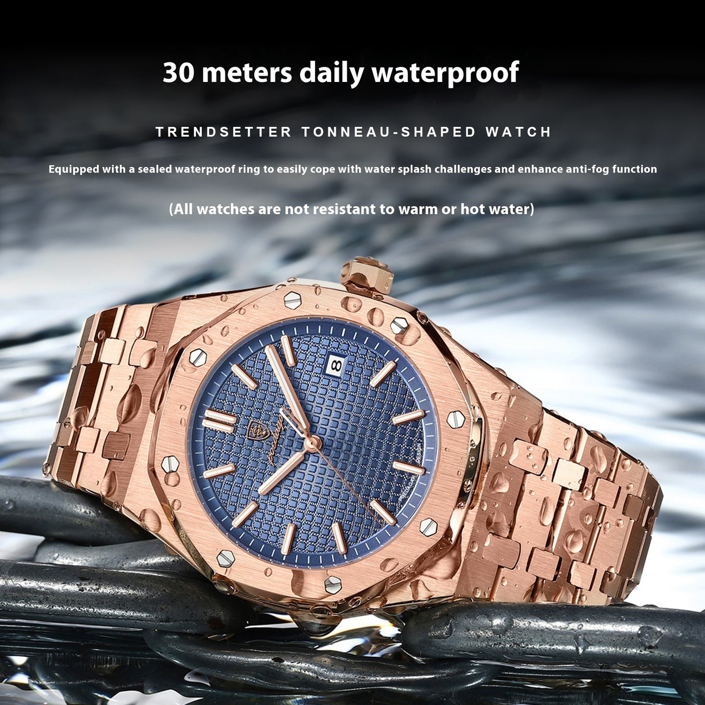 Men's Quartz Luminous Waterproof Watch