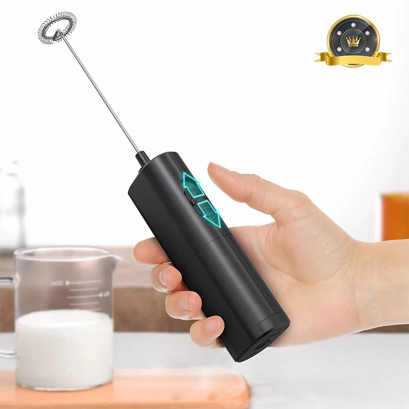 Electric Milk Frother Portable Mini Handheld Fast Foamer Coffee Cappuccino Whisk Mixer Food Blender